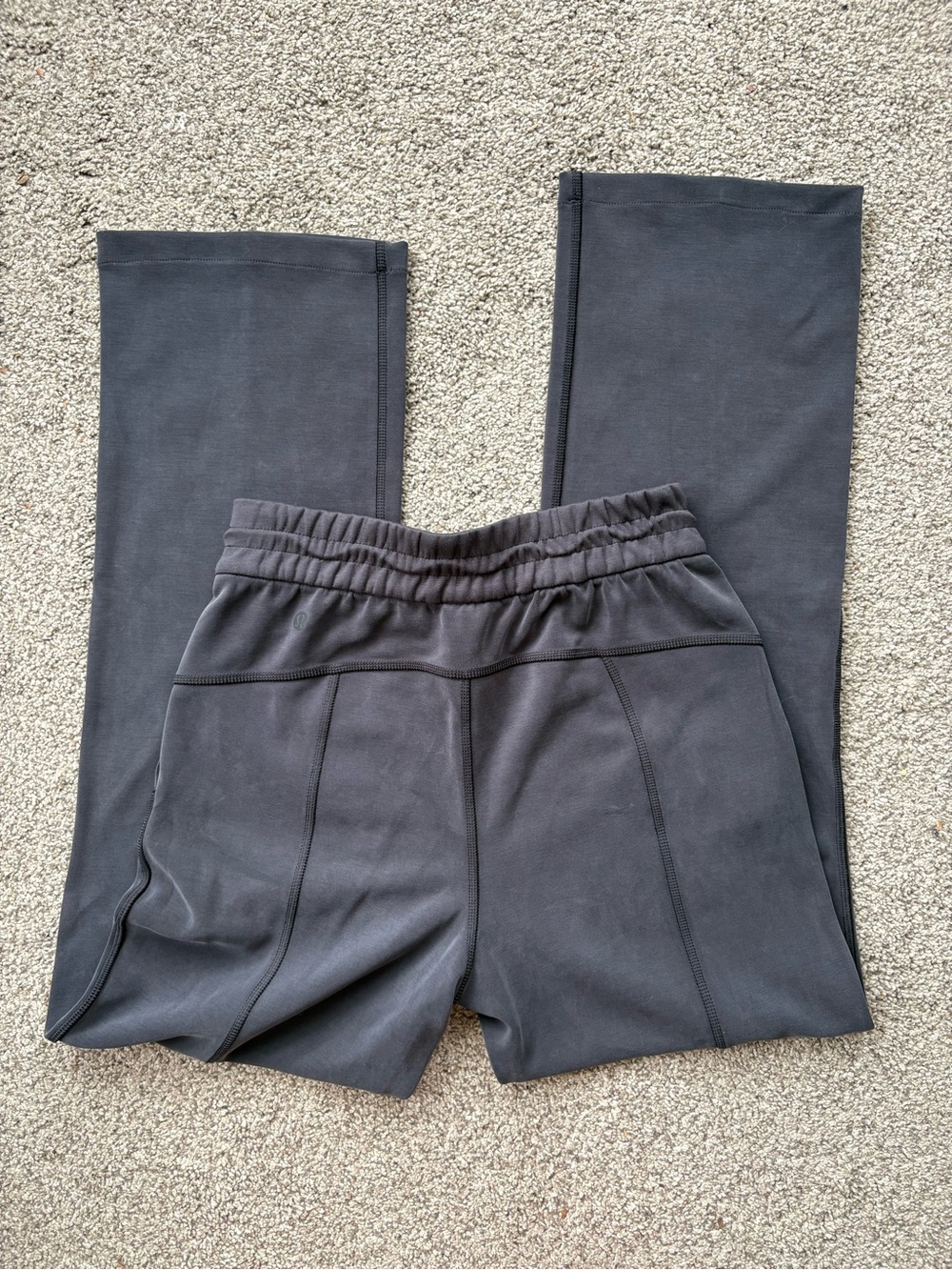 Black Drawstring Lounge Pants - Picture 2 of 4